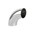 304 316L Sanitary Welding Pipe Fitting Elbow Supplier 90 Degree Sanitary Stainless Steel Elbow