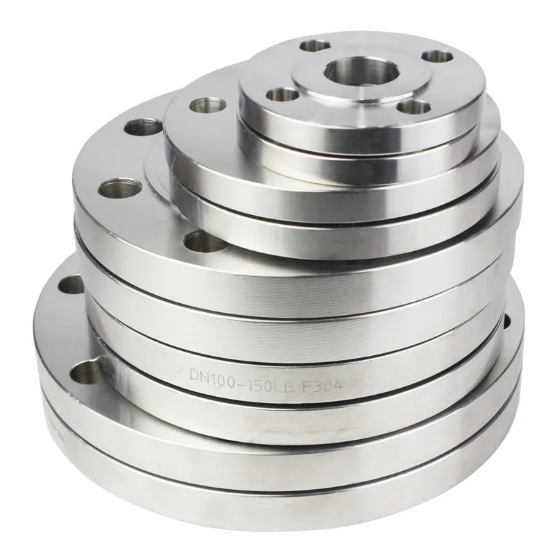 Semaless Stainless Steel A182 F304 ASME Flange WN Forged Pipe Flange For Gas
