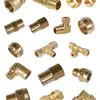 Brass Hose Connector With Lock Valve Brass Union Male Thread Hexagonal Pipe Connectors Fitting