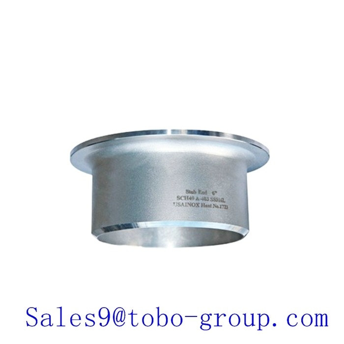 8 inch UNS S32750 ASME duplex Stainless Steel Stub Ends for Metallurgy , ANSIB16.9 DN200