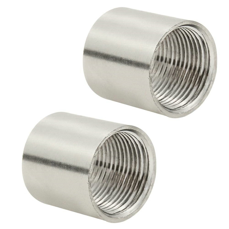 Male Thread Pipe Connector Stainless Steel 1/2" Straight Union