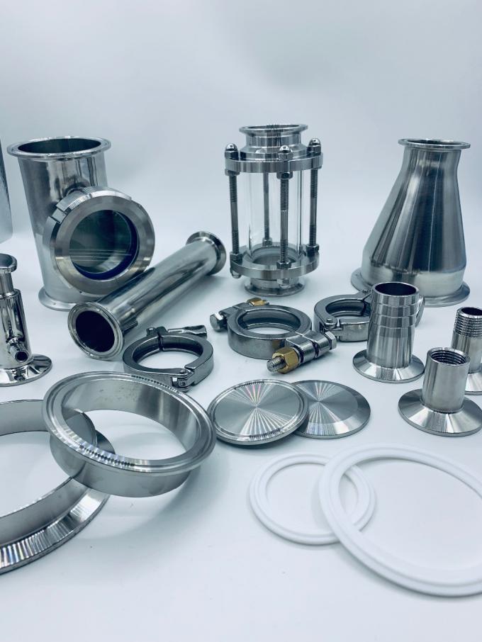 Distillers i&ccedil;in Sıhhi 4 İn&ccedil; 6 İn&ccedil; 8 İn&ccedil; 10 İn&ccedil; Tri Kelep&ccedil;e Tri-Clover Par&ccedil;aları 1