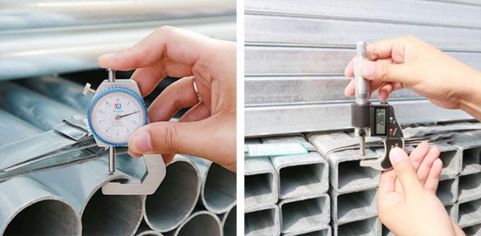 Sıcak Daldırma GI İnşaat İskelesi Yuvarlak Kaynaklı Ön Galvanizli Çelik Boru 5