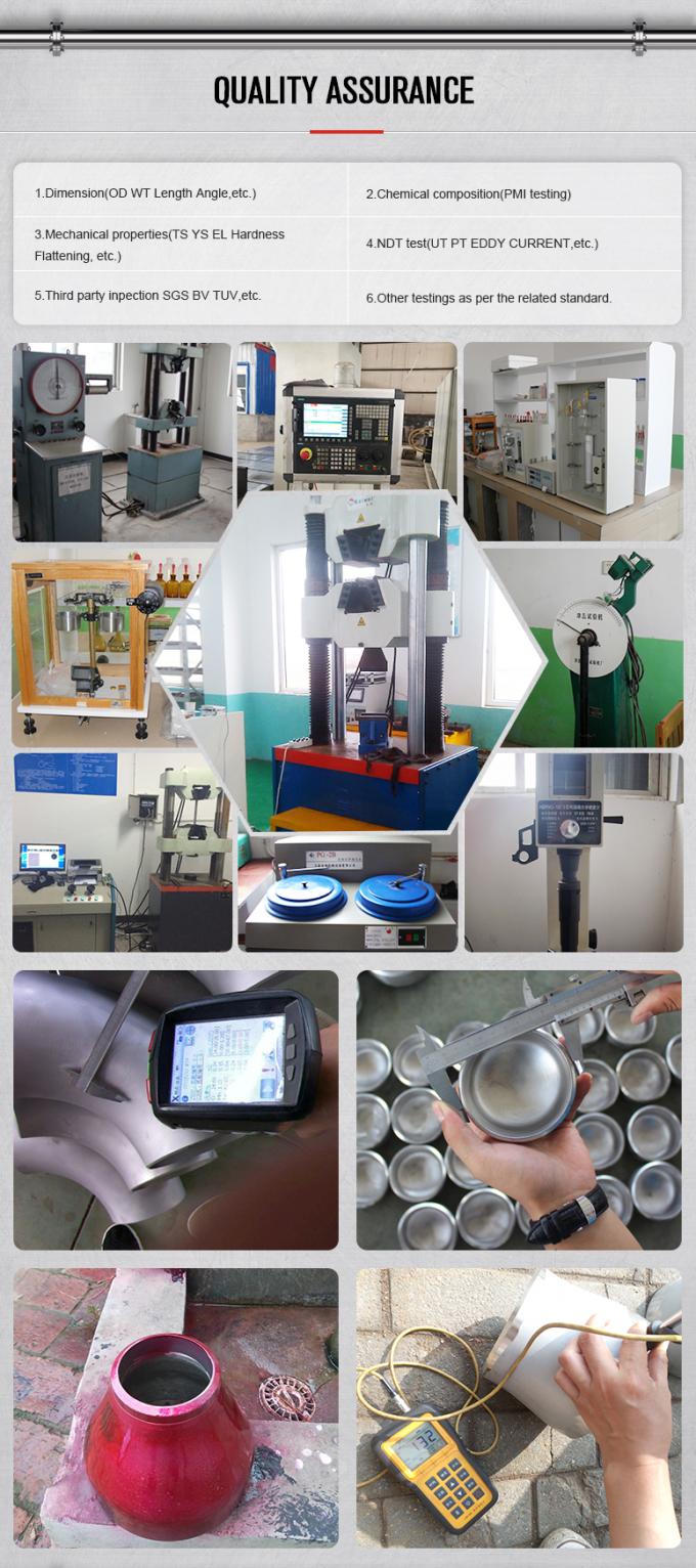 Kaynaklı 1/2"-48" ASME B16.9 ASTM B366 Hastelloy B2 UNS N10665 AlaşımB2 Çubuklu Tee 3