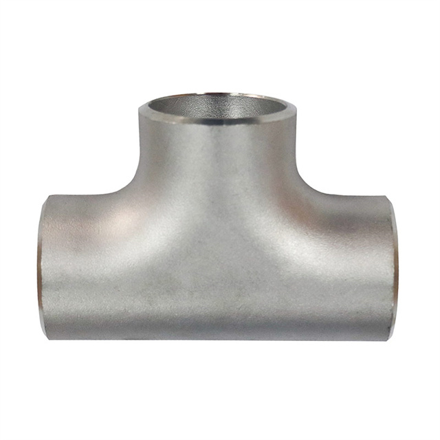 UNS S31254 Stokta Özel Boyut Fabrika Tedarikçisi eşit Tee Boru Fittings 4