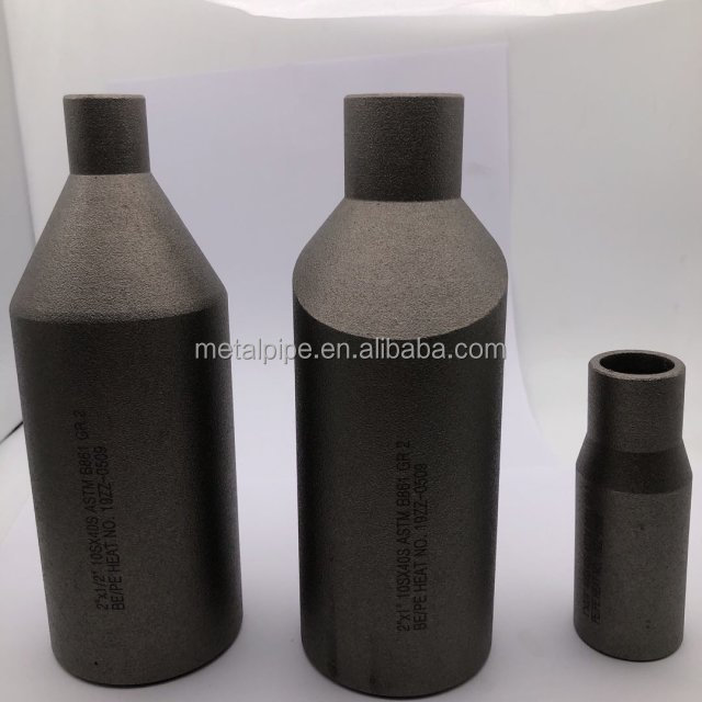 METAL ASTM A312 TP316L Konsantrik Swage Nipple BLE*PSE Paslanmaz çelik boru armatürleri Swage Nipple 4