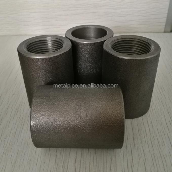 Metal Paslanmaz Çelik SS316 Kalınlaştırılmış Direniş Boru Fittings Filmiş NPT 3000LB NPS 1/2 "-4" SCH160 ASME B16.11Küpleme 1