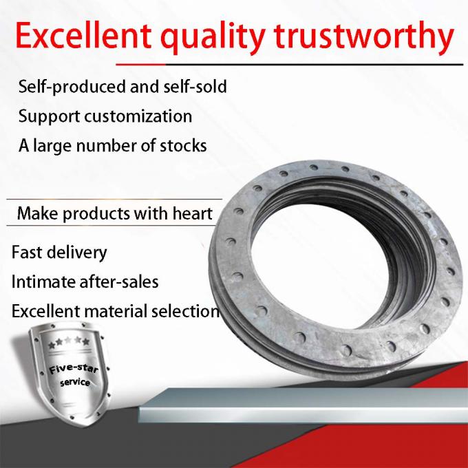 Özelleştirilebilir ANSI B16.5 Karbon Çelik Paslanmaz Çelik SS304/316 WN Flanges Boru Bağlantıları Boru Montajı için 2