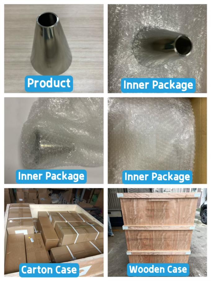 Paslanmaz çelik 6 * 3 NPS Butt kaynak armatürleri Eksantrik redüktör WP316LN 3