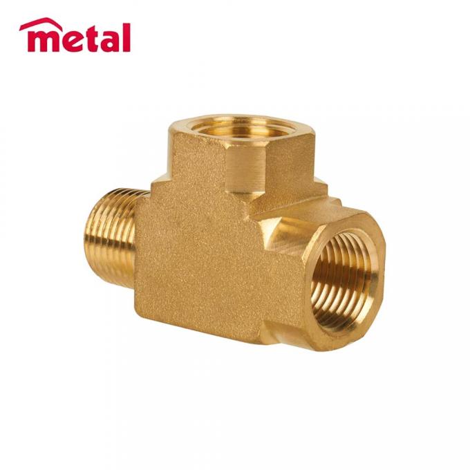 Konsantrik veya eksantrik THD Tee Brass Alaşımı 1/2 "-4" - Endüstriyel Mercan ve İşlem Hatlarında Boru Sistemi Adaptasyonları için 2
