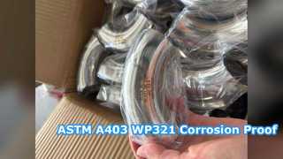 ASTM A403 WP321 180 Derece Dönüş Dirseği NACE Uyumlu