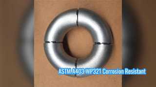 ASTM A403 WP321 180 Derece Dönüş Dirseği NACE Uyumlu