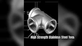 Seamless Stainless Steel Butt Weld Tee Industrial Fittings