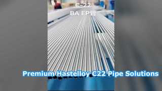 Hastelloy C-22 EP/BA boru