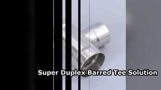Süper Dubleks Çubuklu Tee 6 İnç SCH80 ASME B6 Bağlantı Elemanı