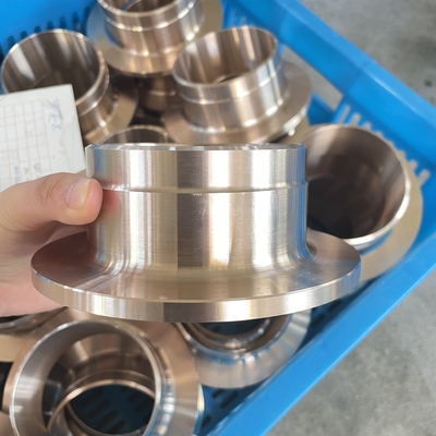 ASME B16.5 C71500 Flange CUNI 90 / 10 C70600 SCH80 CL150 RF Neck Steel Pipe Flange