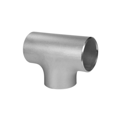 Titanium Alloy ASTM Ti-2Al-2.5Zr Long Radius 8" Reducing Pipe Fitting PE / BE Tee