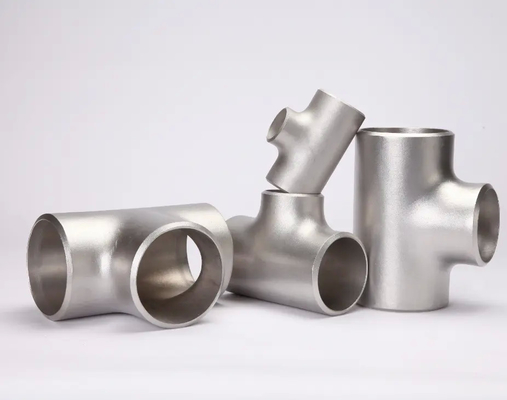 ASME B 16.9 304/316 1/2"-40" Three Way Pipe Fitting Stainless Steel Food Grade Clamp Tri Clamp Tee
