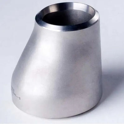 Round Head Pressure Steel Pipe Reducer Steel Tube Reducer in Customized Silver Casting Technology