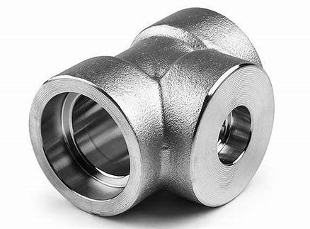 Stainless Steel Socket Weld Fittings Unequal Tee Forged Fittings 1/4" ~ 8" ASME BPE Standard