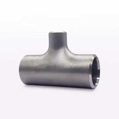 304 Stainless Steel Reducing Tee Seamless Construction Polished Finish