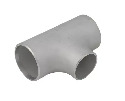 Duplex Stainless Steel 2205 Equal Tee ANSI B16.9 Butt Weld Fitting High Strength Anti-Corrosion