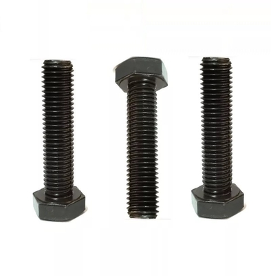 DIN933 931 Grade 8.8 Stainless Steel Hexagon Head Bolts M20 M24 M30 Black Oxide Hex Head Bolts