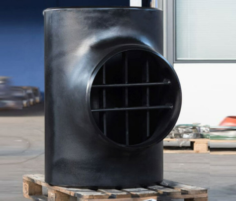 BARRED TEE REDUCING ASTM A860 WPHY 65 10X8 IN 1500#/PIPING CLASS
