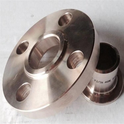 Lap Joint Flange Copper Nickel Alloy UNS C70600 CUNI Stub End 2" 300# ANSI A105 Flange
