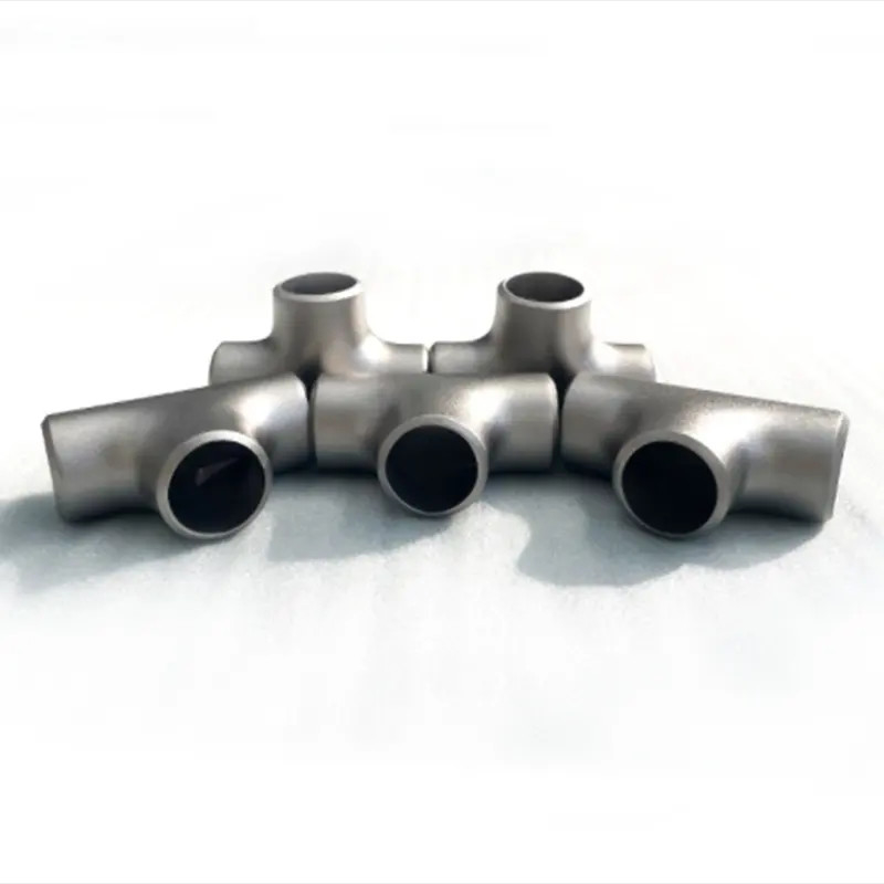 Pipe Fittings Nickel Alloy Unequal Equal Customized Size Hastelloy C276 B366 WPHC276 Tee Butt Welding Tee