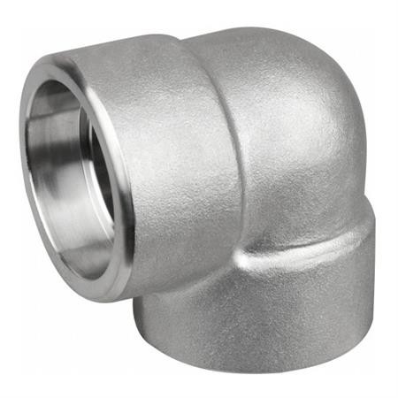 Super Duplex Stainless Steel 90 Degree Socket SW Elbow 1 Inch 3000# UNS32750
