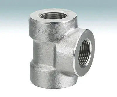 TH Tee Threaded Fitting Forged Pipe Fitting NPS 1/8