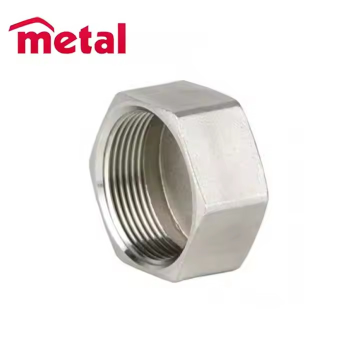 TOBO ANSI B16.11 Forged 3000# 150# Round Head Stainless Steel 304 3/4 Inch Threaded Pipe Cap