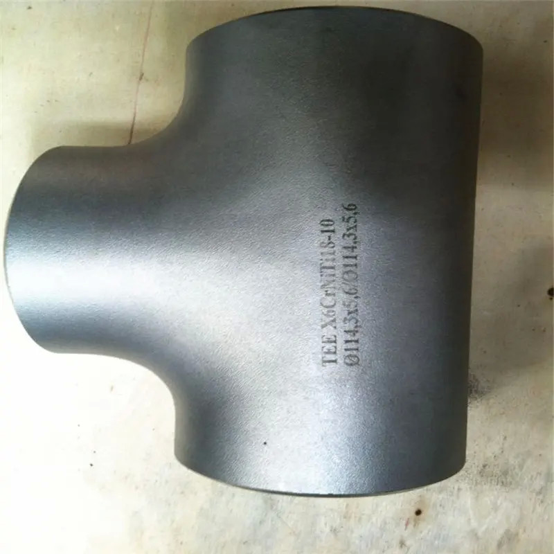Stainless Steel B16.9 Butt Weld Ends Tee Stainless Steel Tube Fittings