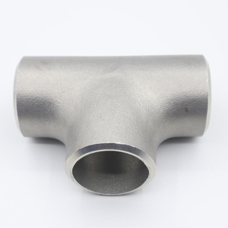 ISO standard Tee type Stainless Steel SS304 Alloy Steel Tee equal tee Pipe Fiftings