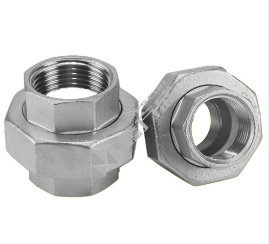 2 Inch Stainless Steel 304 Union Pipe Fitting SW 3000LB SS316L ASME B16.11 Forged Steel Union