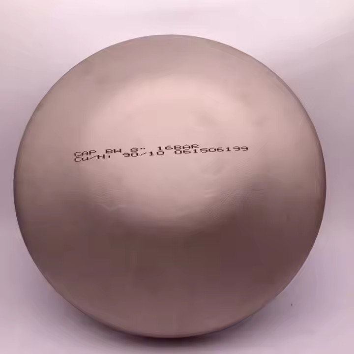 304 Stainless Steel Oval Tube Cap Sanitary Grade Internal and External Mirror Polished Welded Tube Cap Bright Stainless Steel