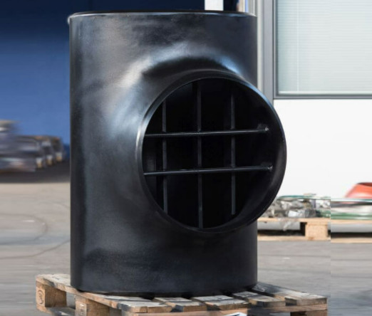BARRED TEE REDUCING ASTM A860 WPHY 65 10X8 IN 1500#/PIPING CLASS