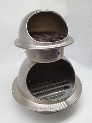 Wall Vent Cap 10Inch Round Covers Vent Ventilation Grill 304 Stainless Steel