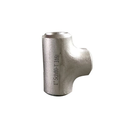 ISO standard Tee type Stainless Steel SS304 Alloy Steel Tee equal tee Pipe Fiftings
