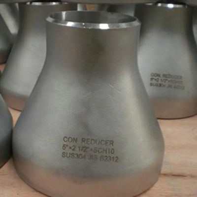 Alın Kaynaklı Boru Ek Parçaları Paslanmaz Çelik Eksantrik / Konsantrik ANSI B16.9 Düşürücü