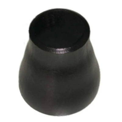 High Quality Carbon Steel Eccentric Reducers Butt Welded Pipe Fittings With Black Painting For Industrial Pipeline