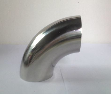 Paslanmaz çelik 316SS 304SS Butt kaynaklı dikişsiz boru 90 derece uzun yarıçap dirseği