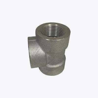 Asme b16.9 schedule 40 steel Pipe Fittings Threaded Tee Stainless Steel Equal Tee 304