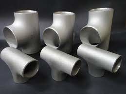 METAL Low Alloy Steel Pipe Fittings Butt Welding Pipe Fittings Equal Tee A403 WP904L 6" SCH40 ASME B16.9