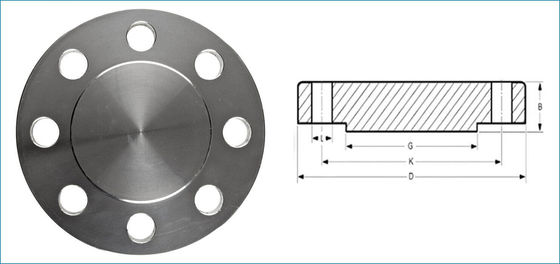 ASTM B564 Hastelloy C-276 Flange - 6" Blind Flange, ANSI 1500LB, for Corrosive Resistance in Chemical Processing & Refining