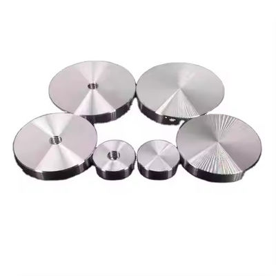 OEM Stainless Steel Round Pipe Handrail Floor Flange Handrail Fittings Railing Fixing Base Wall Plate Flange