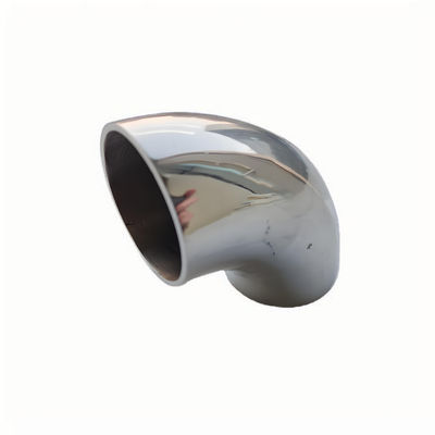 Stainless Steel Sanitary Welded Elbow Mirror Elbow Inside And Outside The Full Throw Welded Double Mirror 90 Degree Elbow