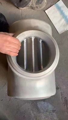 2'' SCH40 Pipe Fittings Tee Duplex Stainless Steel 2205 / UNS S31803 Equal / Reducing Tee