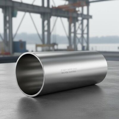 Aynalı Dupleks Paslanmaz Çelik Boru İç Diametresi Özel Standart JIS Deniz Ekipmanı ve Offshore Platformları için İdeal